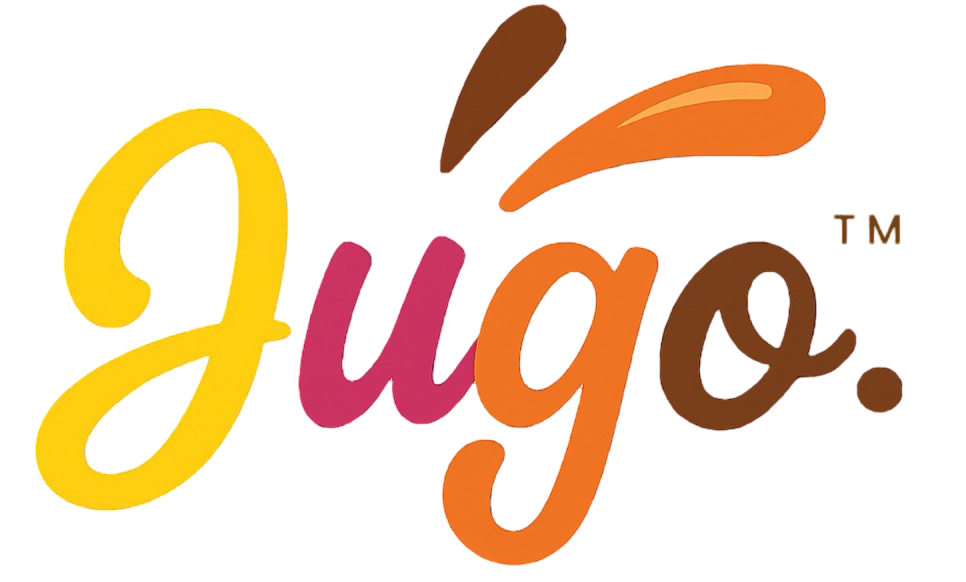 JUCO fresh juice brand logo with colorful fruit-inspired design